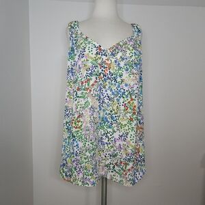 CAbi Floral Camisole Top - Multicolor